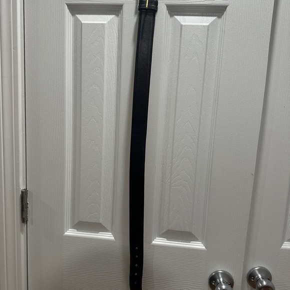 Coach Black and Gold Women's Belt - Picture 2 of 6